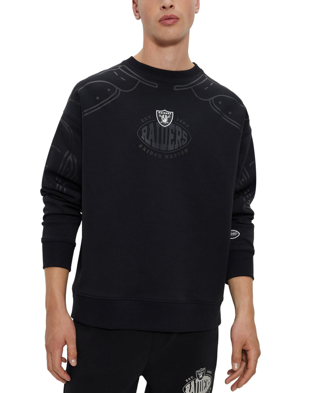 Boss by Hugo Boss Men's Boss x Ny Giants Nfl Sweatshirt - Black
