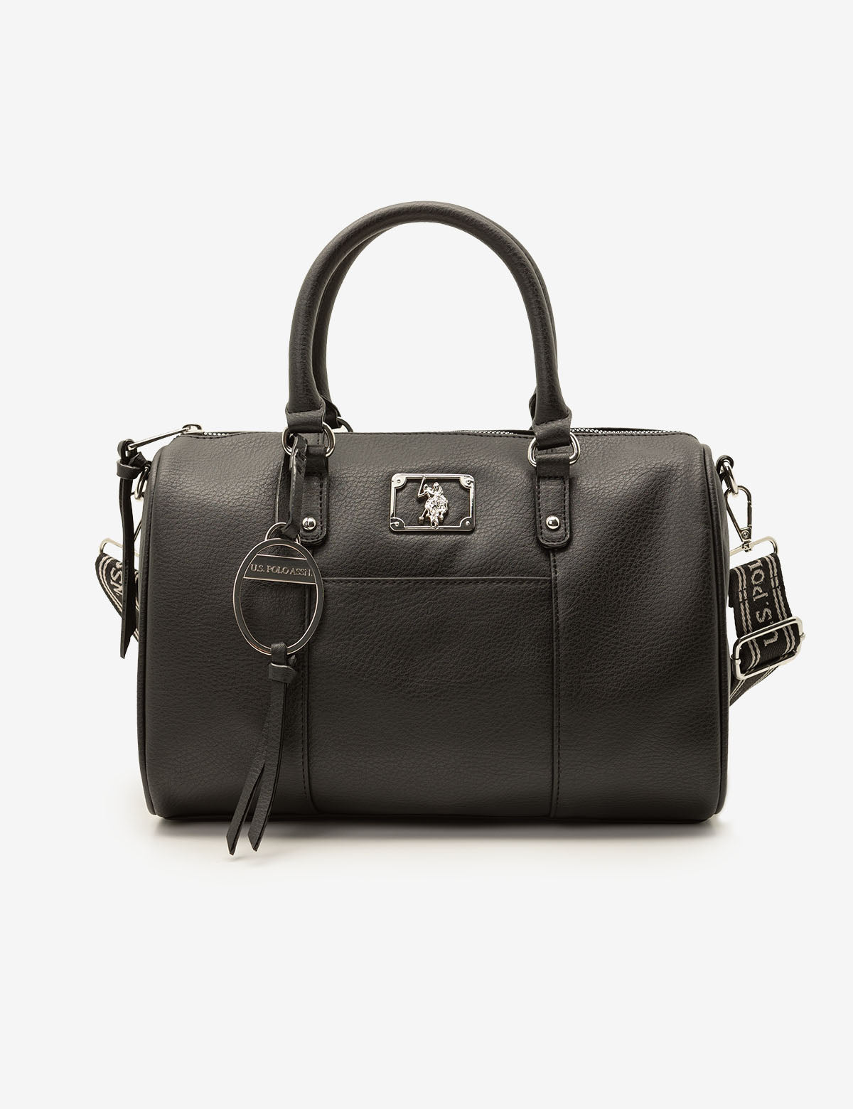 U.S. Polo Assn. - Womens Solid Swifty Satchel Bag With Crossbody Strap - Size 1SZ