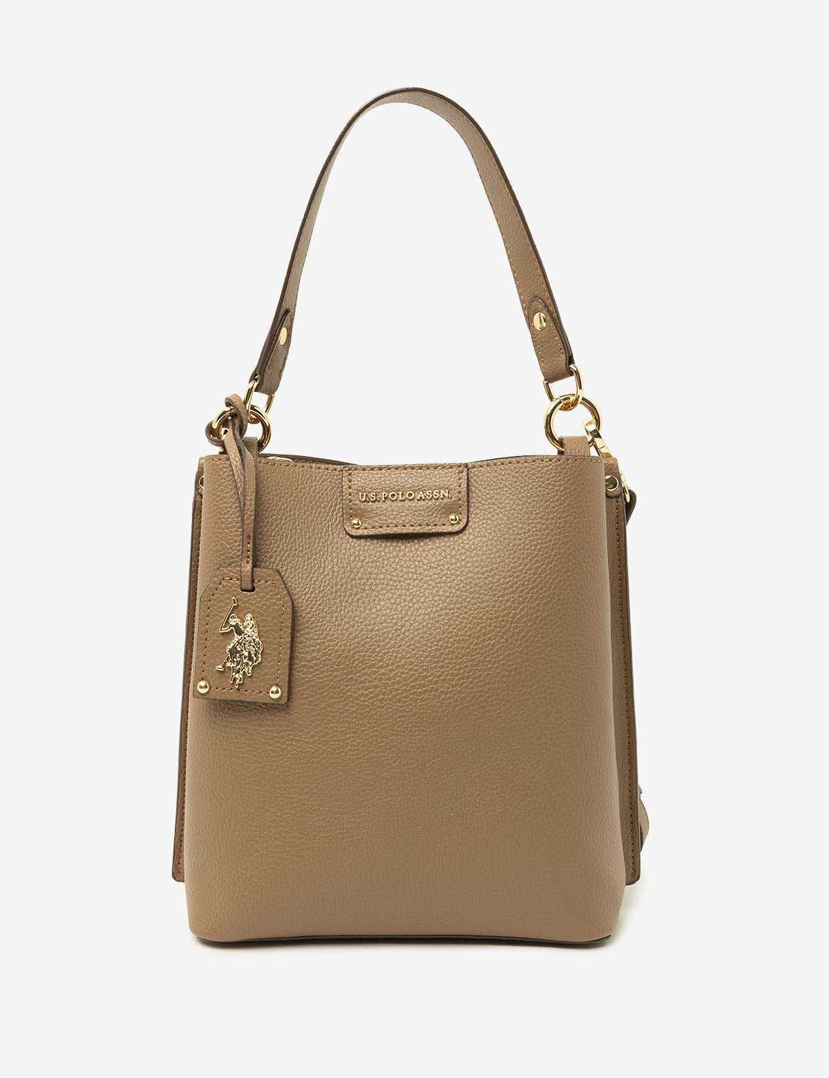U.S. Polo Assn. - Womens Solid Bucket Bag With Crossbody Strap - Size 1SZ