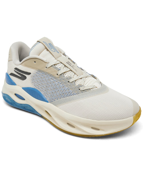 Skechers Men's Skx Float Basketball Sneakers from Finish Line - Off White, Blue - Ups#
