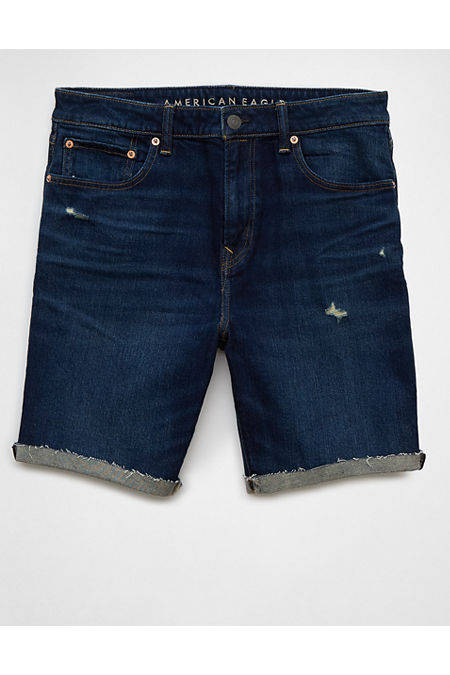 AE 9 AirFlex Distressed Denim Short Men's Dark Vintage 40