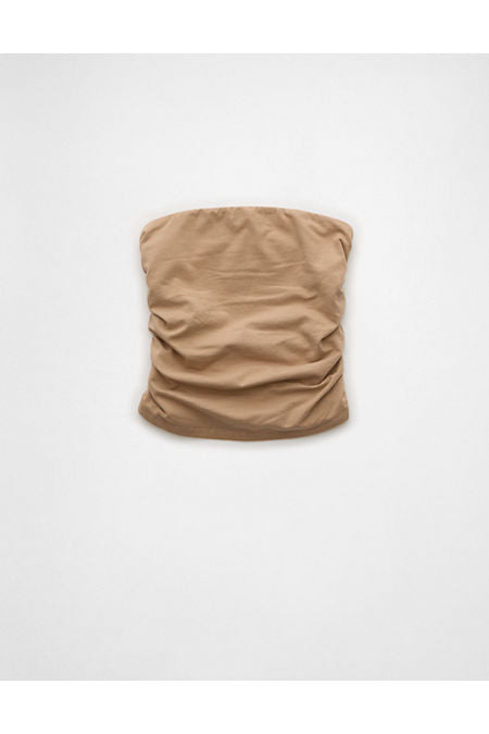 AE Cinched Tube Top Women's Brown XS
