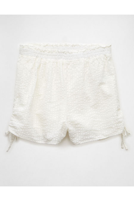 AE High-Waisted Bow Short Women's White M