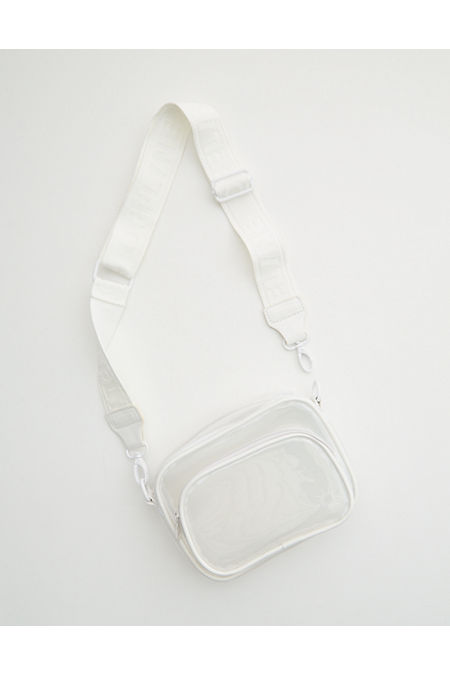 OFFLINE By Aerie Clear Makin Moves Crossbody Bag Women's White One Size