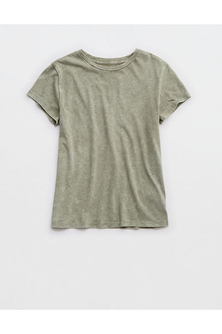 Aerie Vintage T-Shirt Women's Olive Fun XXS