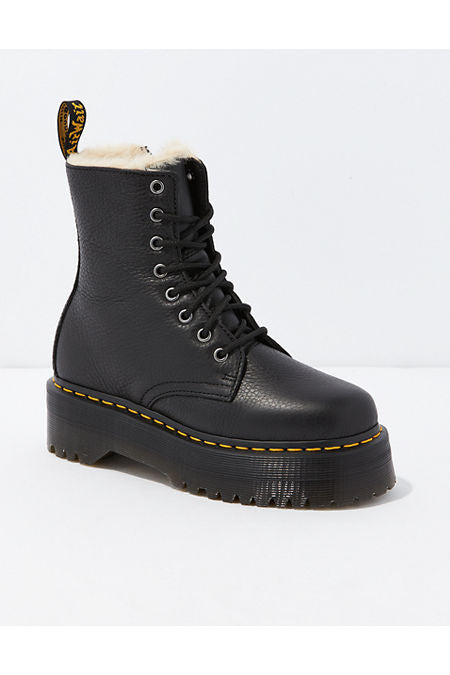 Dr. Martens Womens Jadon Faux Fur Lined Boot Women's Black 9