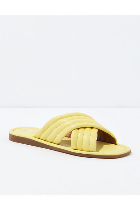 Seychelles Womens Word For Word Slide Sandal Women's Yellow 7