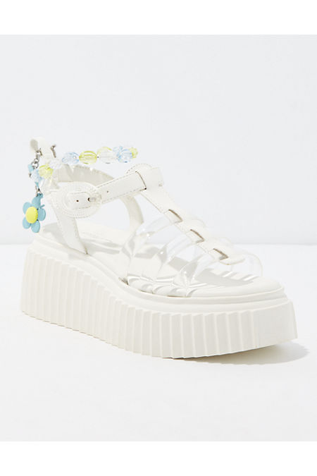 Circus NY Womens Ester Platform Sandal Women's White 9