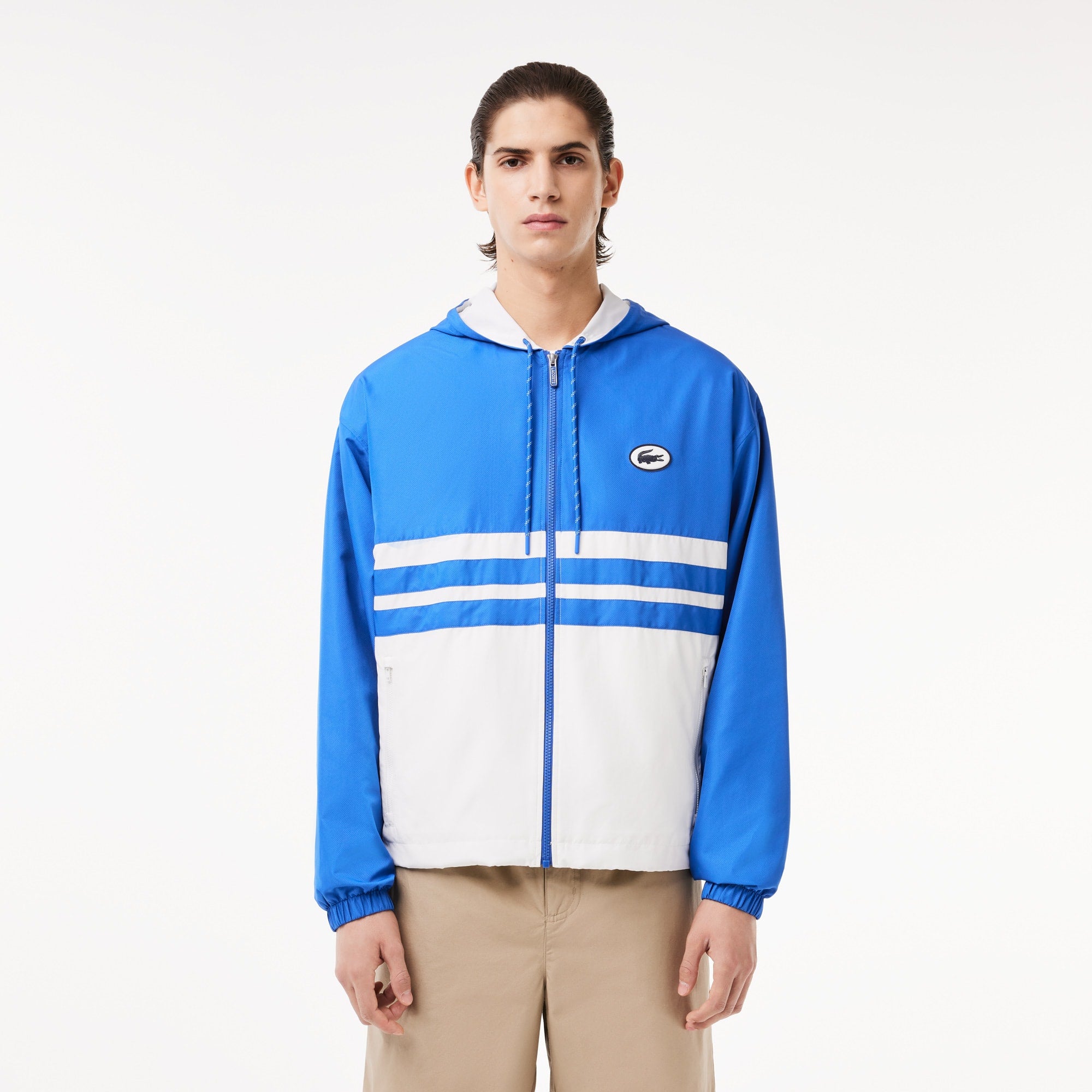 Lacoste Men's Zip-Up Track Jacket - 52 - M/L