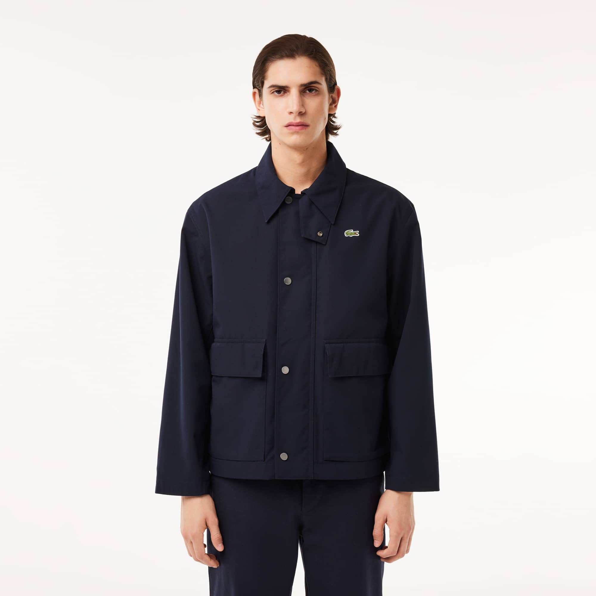 Lacoste Men's Lightweight Water-Repellent Jacket - 56 - L/XL