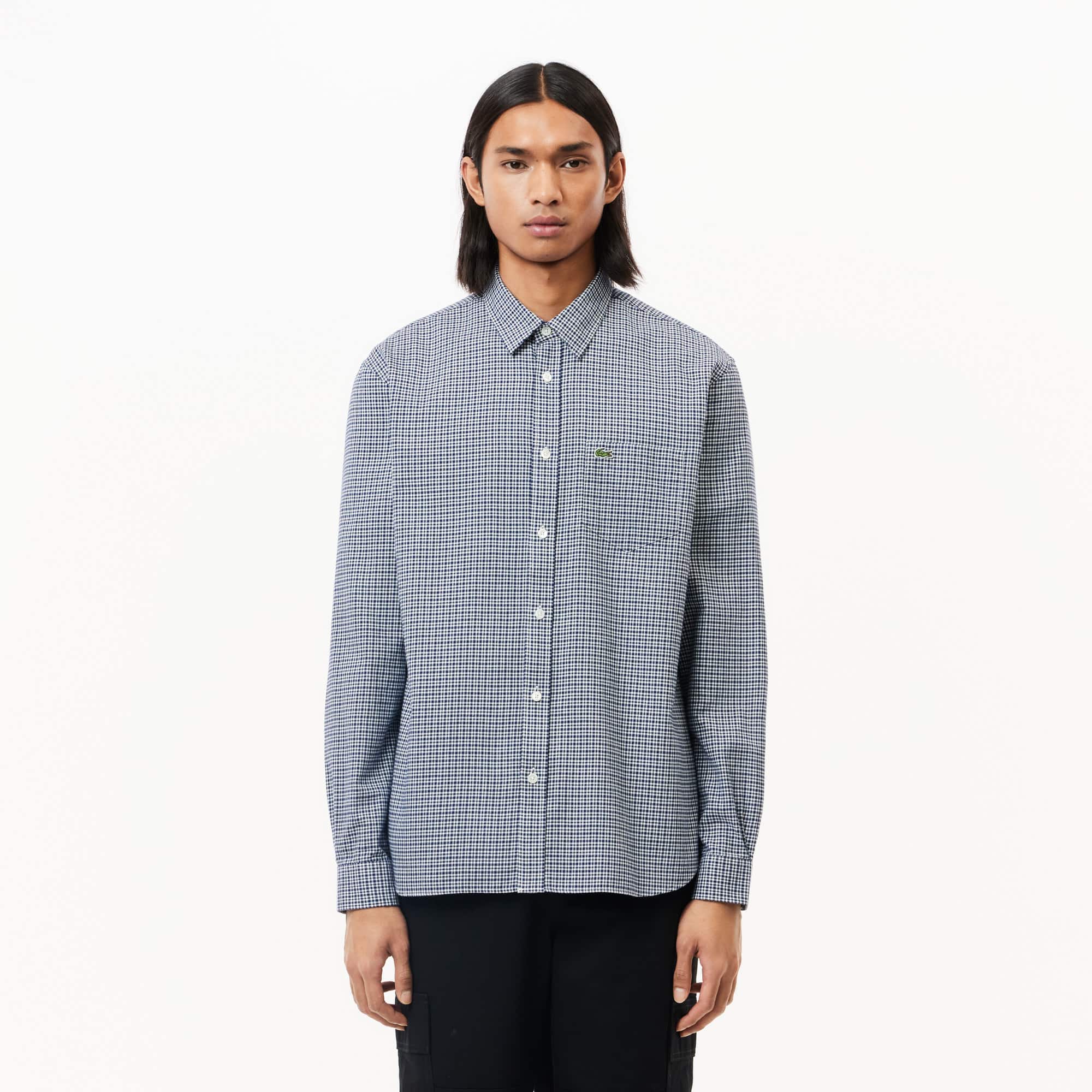 Lacoste Men's Regular Fit Cotton Flannel Shirt - 17_ - 45