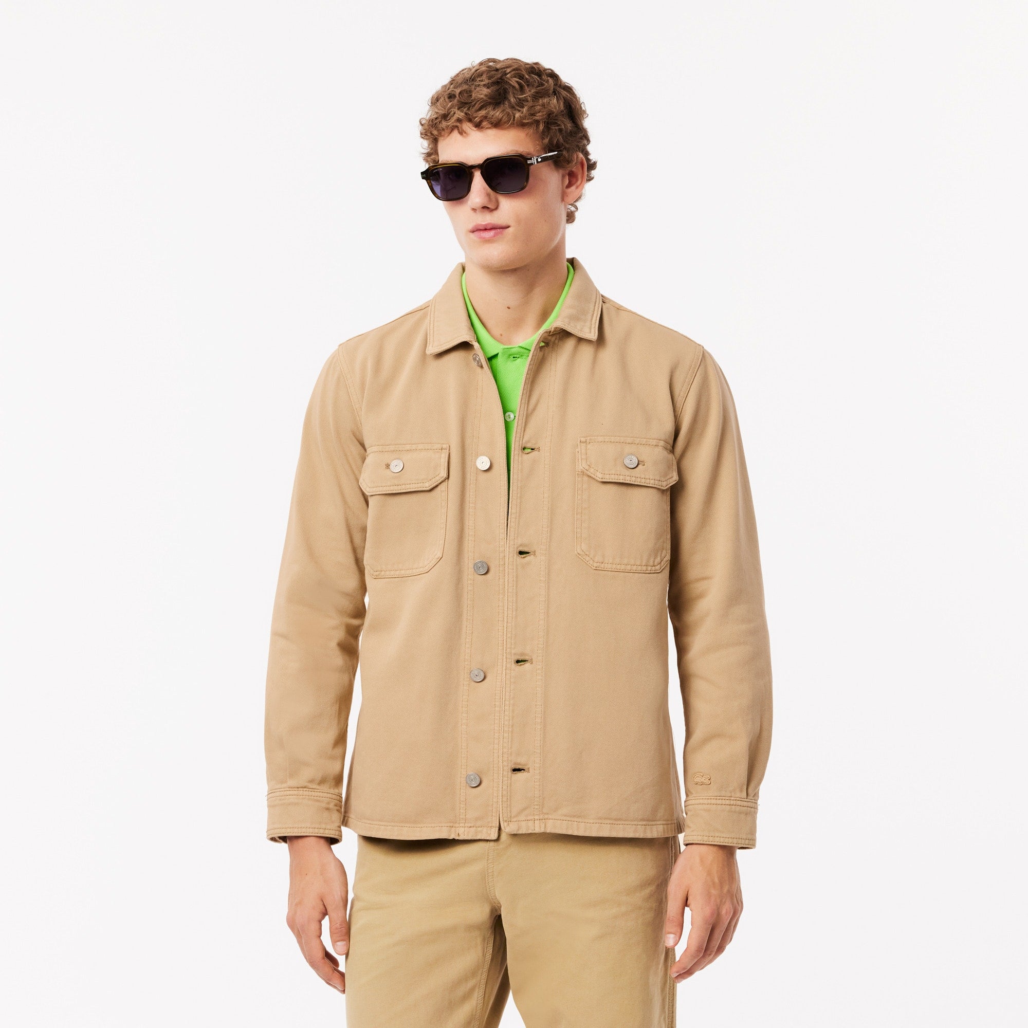Lacoste Men's Oversized Denim Overshirt - 16_ - 42