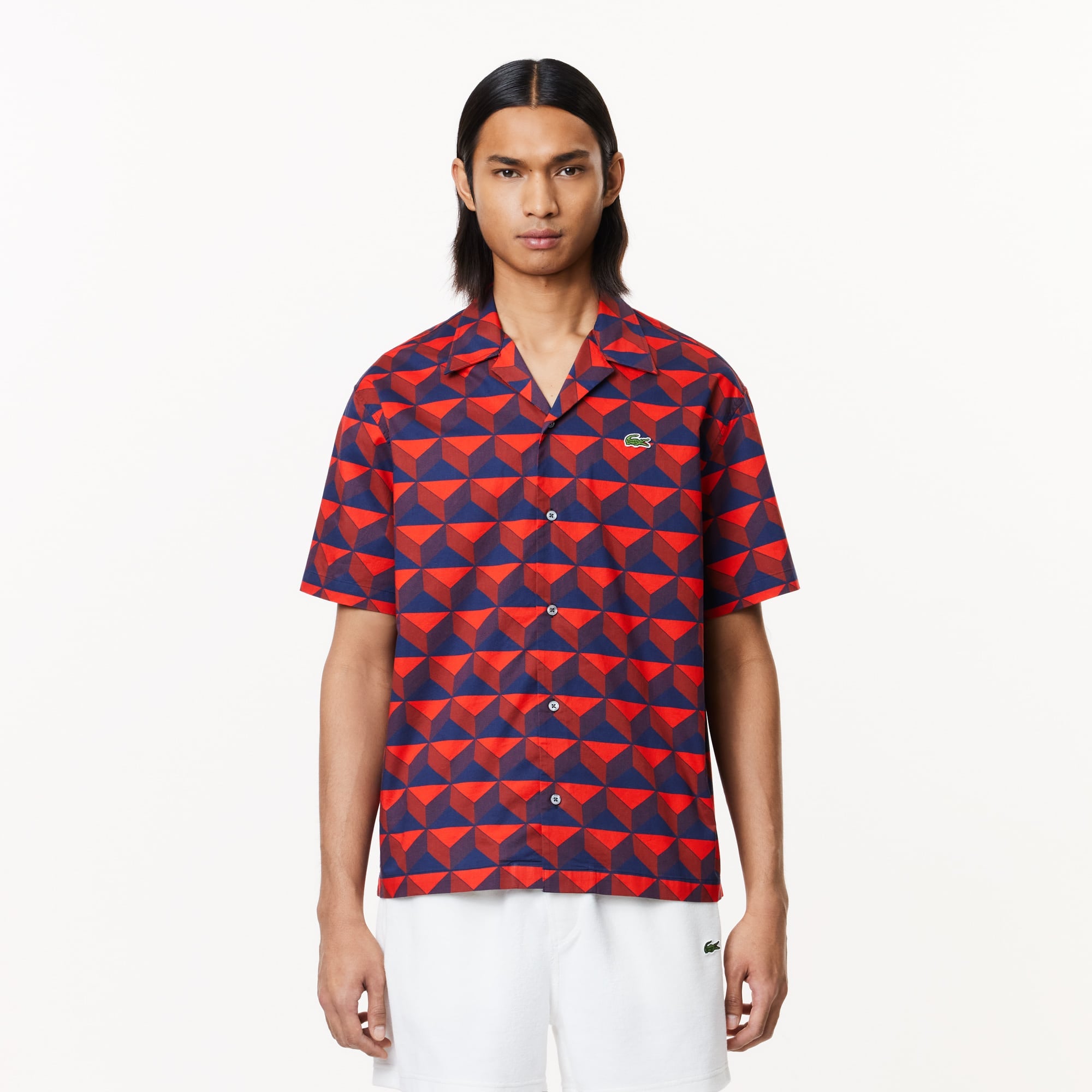 Lacoste Men's Relaxed Fit Print Shirt - 15_ - 40