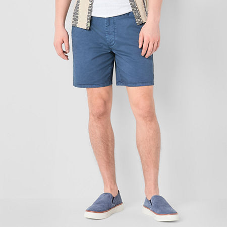 mutual weave 7" Mens Stretch Fabric Chino Short, 36, Blue