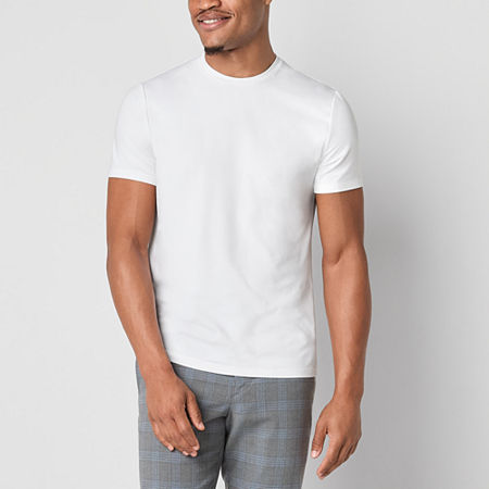 J. Ferrar Mens Short Sleeve T-Shirt, Xx-large, White