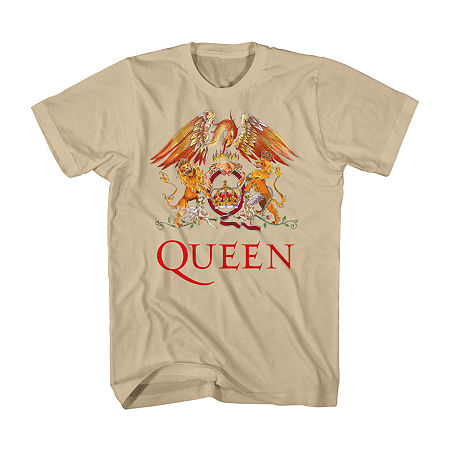 Big and Tall Mens Crew Neck Short Sleeve Regular Fit Graphic T-Shirt, 2x-large Tall, Beige