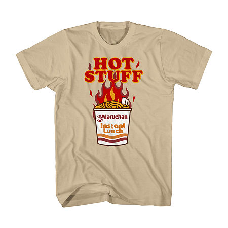 Big and Tall Mens Crew Neck Short Sleeve Regular Fit Graphic T-Shirt, 4x-large, Beige