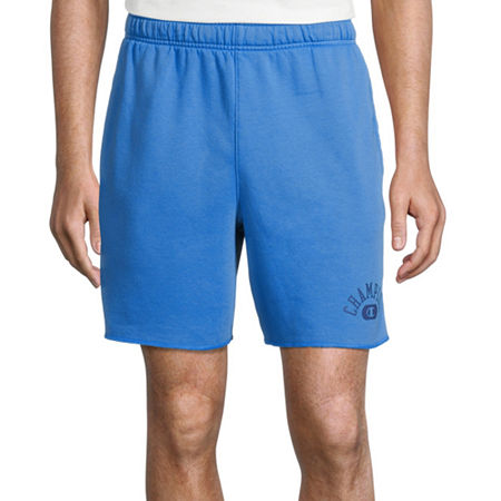 Champion 7" Mens Mid Rise Workout Shorts, Medium, Blue