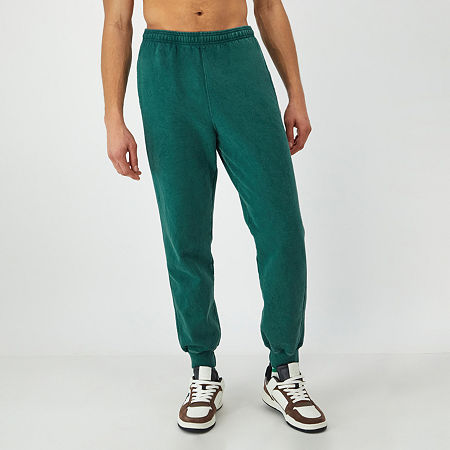 Champion Powerblend Fleece Mens Regular Fit Jogger Pant, Large, Green