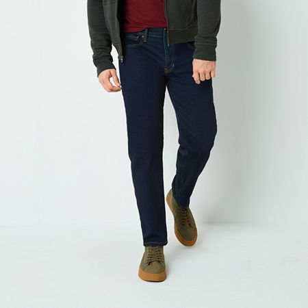 mutual weave Mens Stretch Bootcut Jean, 36 32, Blue