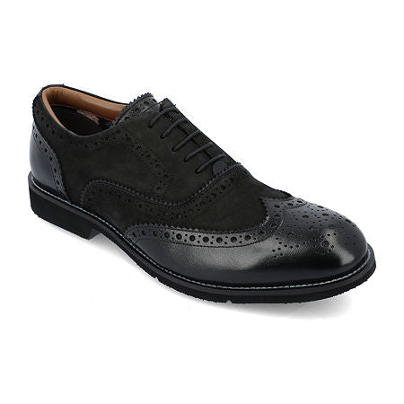 Thomas And Vine Mens Covington Oxford Shoes, 12 Medium, Black