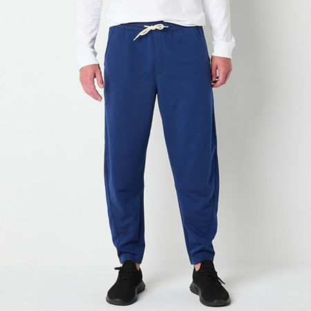 Xersion French Terry Barrel Leg Mens Sweatpant, Large, Blue