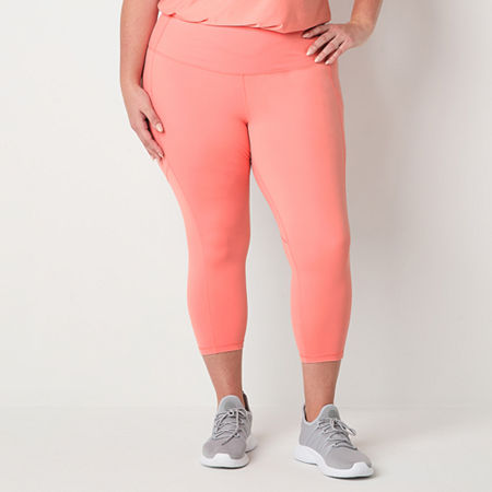 Xersion EverUltra Womens High Rise Quick Dry Plus Cropped Legging, 0x, Pink