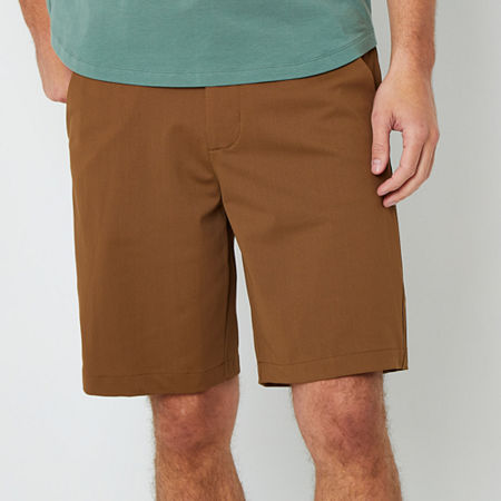 Stylus 9" Mens Chino Short, 40, Brown