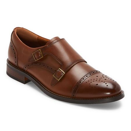 Stafford Mens Andrew Oxford Shoes, 13 Medium, Brown
