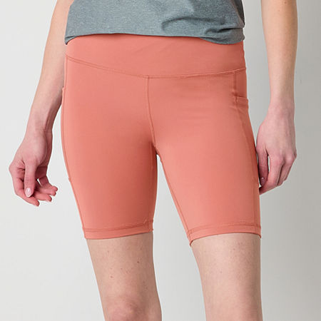 Xersion Womens Bike Short, X-small, Red