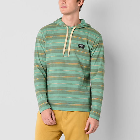 Billabong Mens Hooded Long Sleeve T-Shirt, Medium, Green