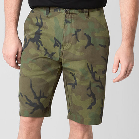 VOLCOM Vmonty Stretch 22 10" Mens Chino Short, 28, Green