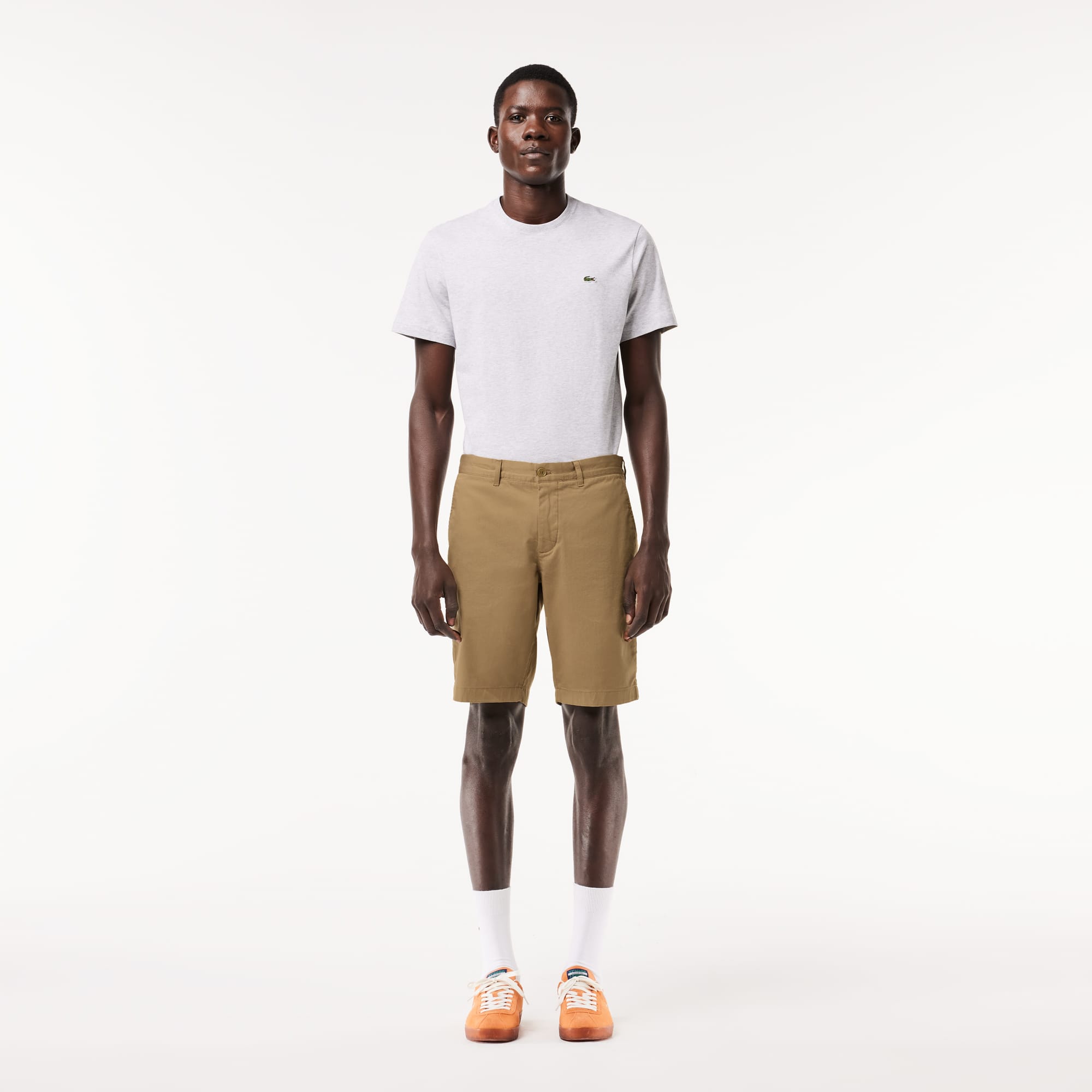 Lacoste Men's Slim Fit Stretch Cotton Shorts - 40