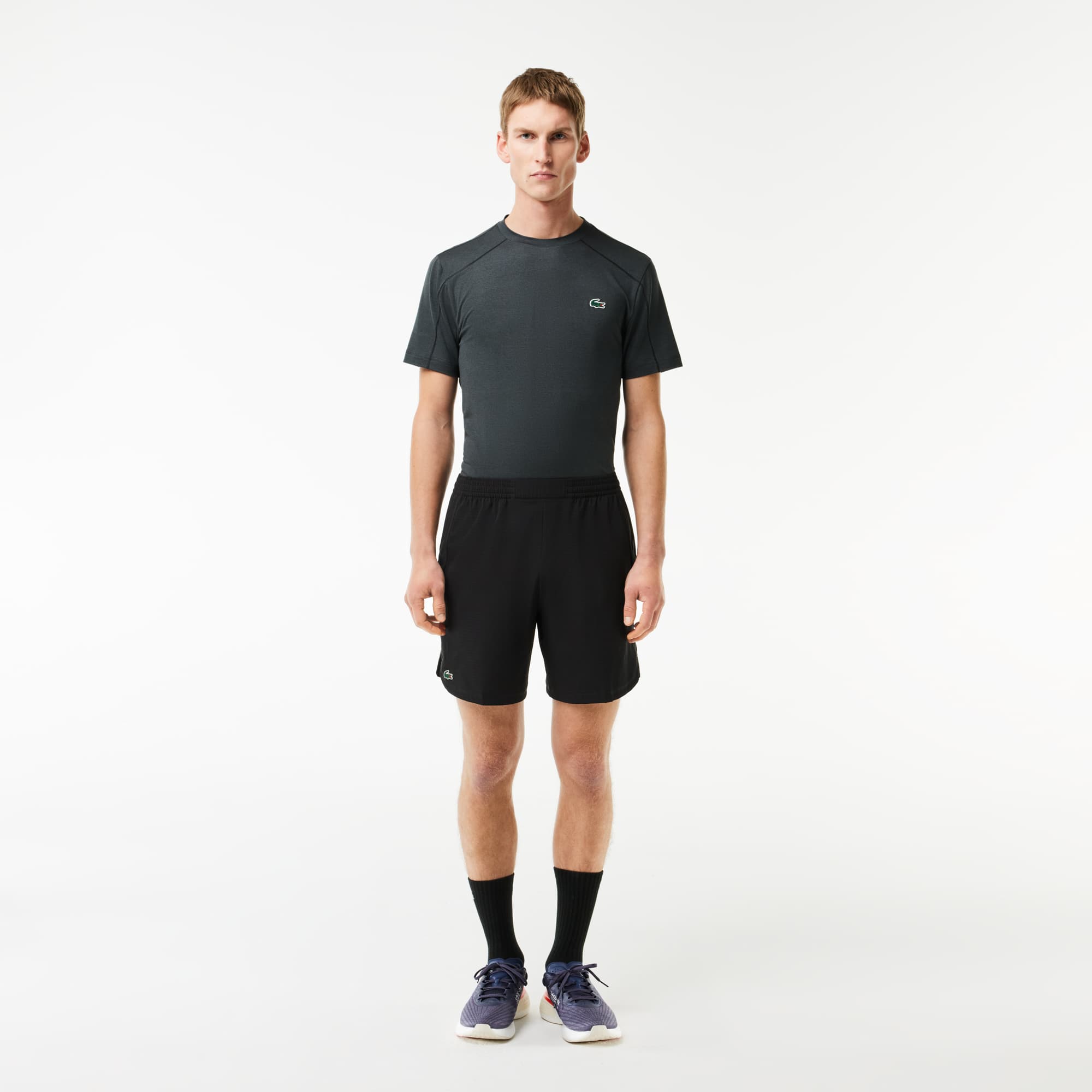 Lacoste Men's Lightweight Stretch Sport Shorts - L - 5