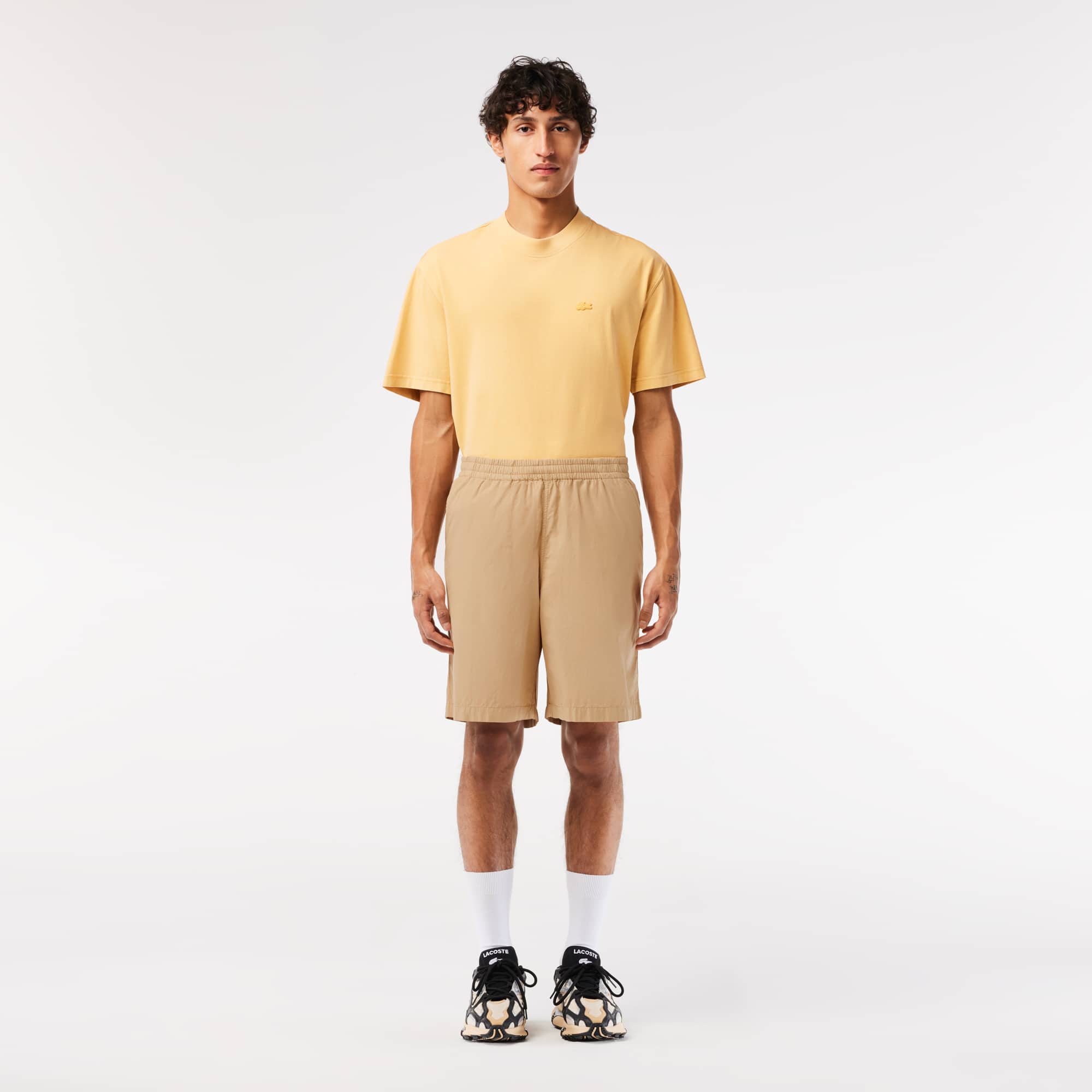 Lacoste Men's Relaxed Fit Washed Effect Shorts - 3XL - 8