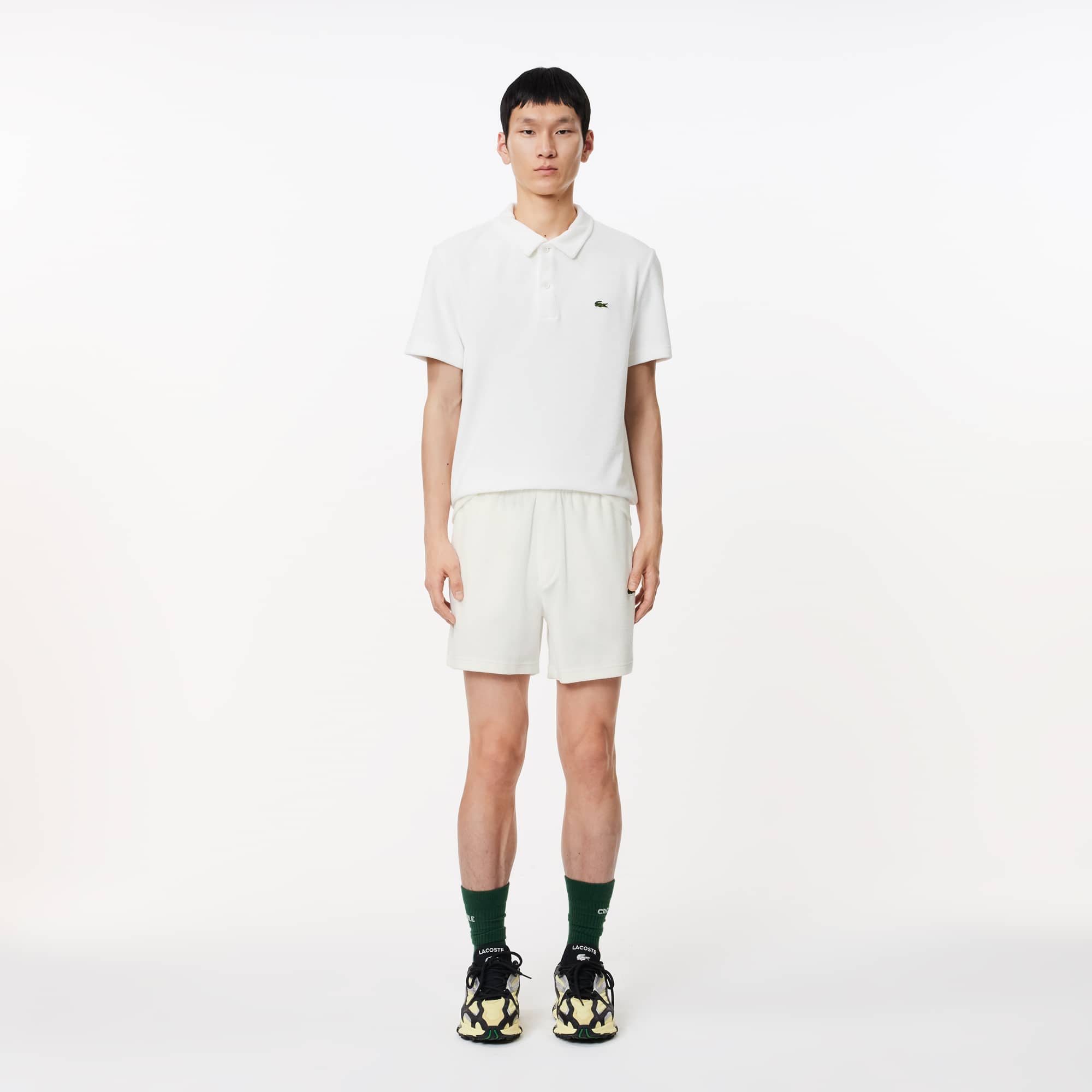 Lacoste Men's Paris Regular Fit Terry Knit Shorts - M - 4