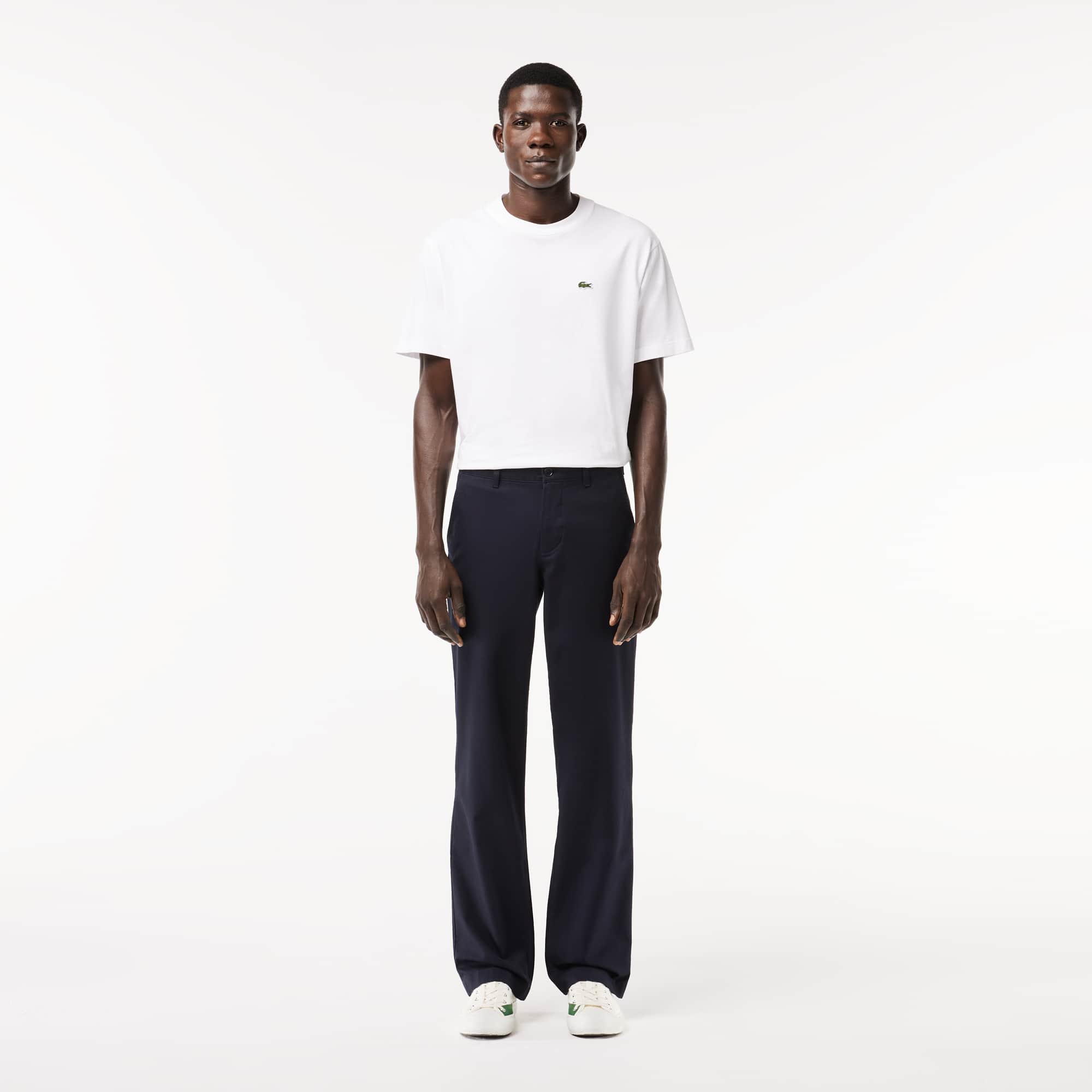 Lacoste Men's Straight Fit Cotton Twill Pants - 38/32