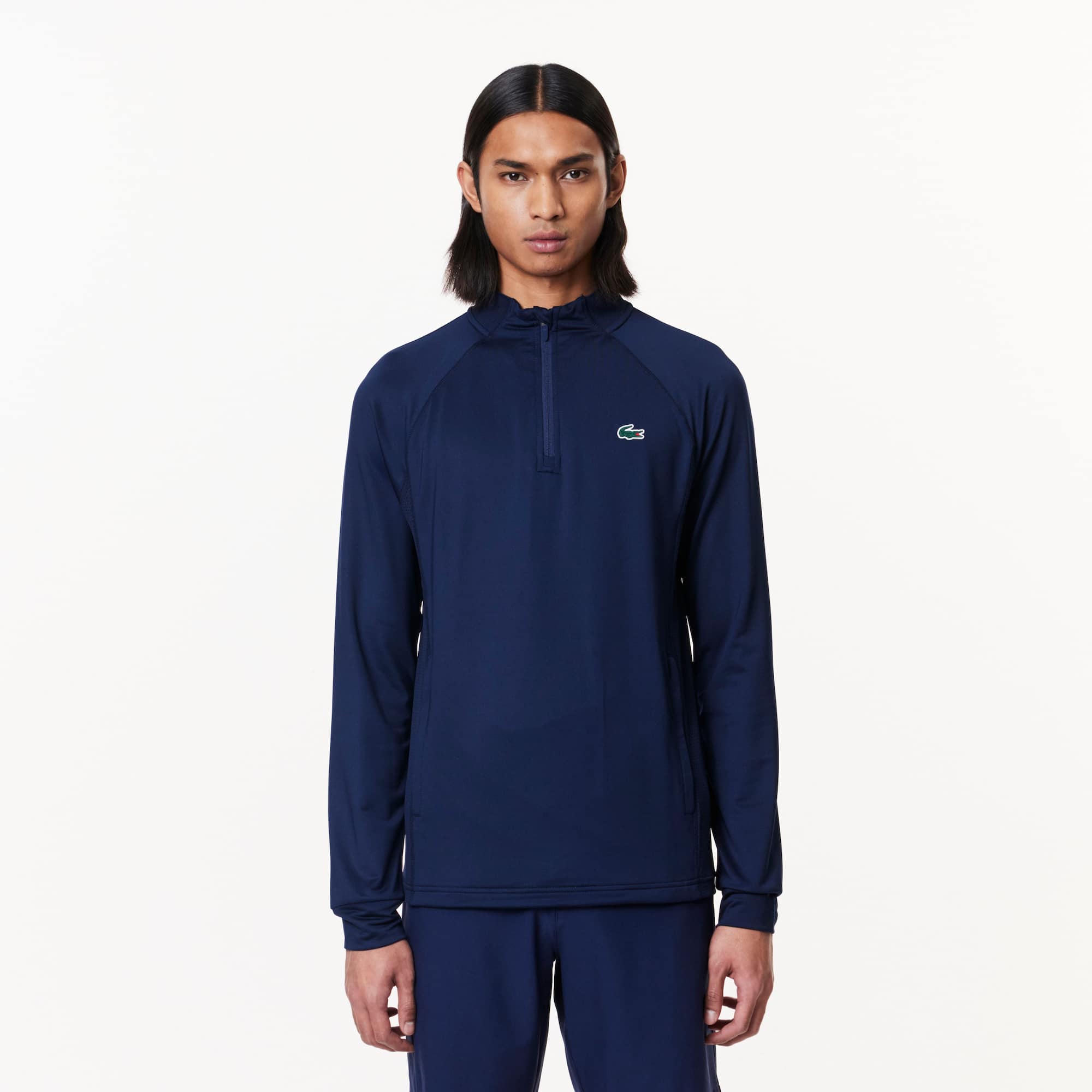 Lacoste Men's High-Neck Golf Sweatshirt - M - 4