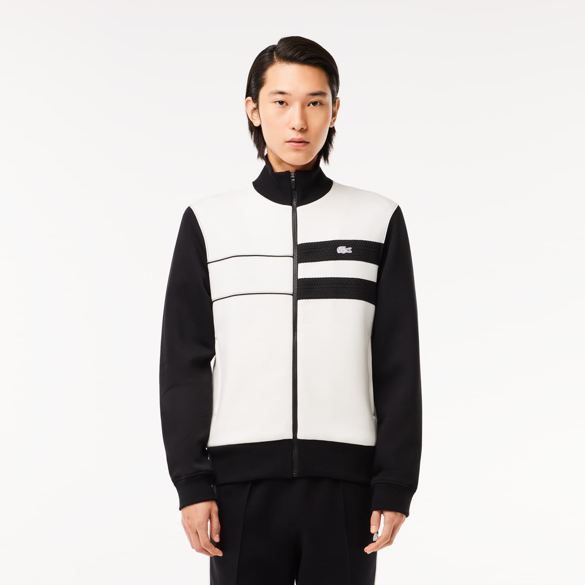 Lacoste Men's French Made Zip-Up Paris Sweatshirt - L - 5