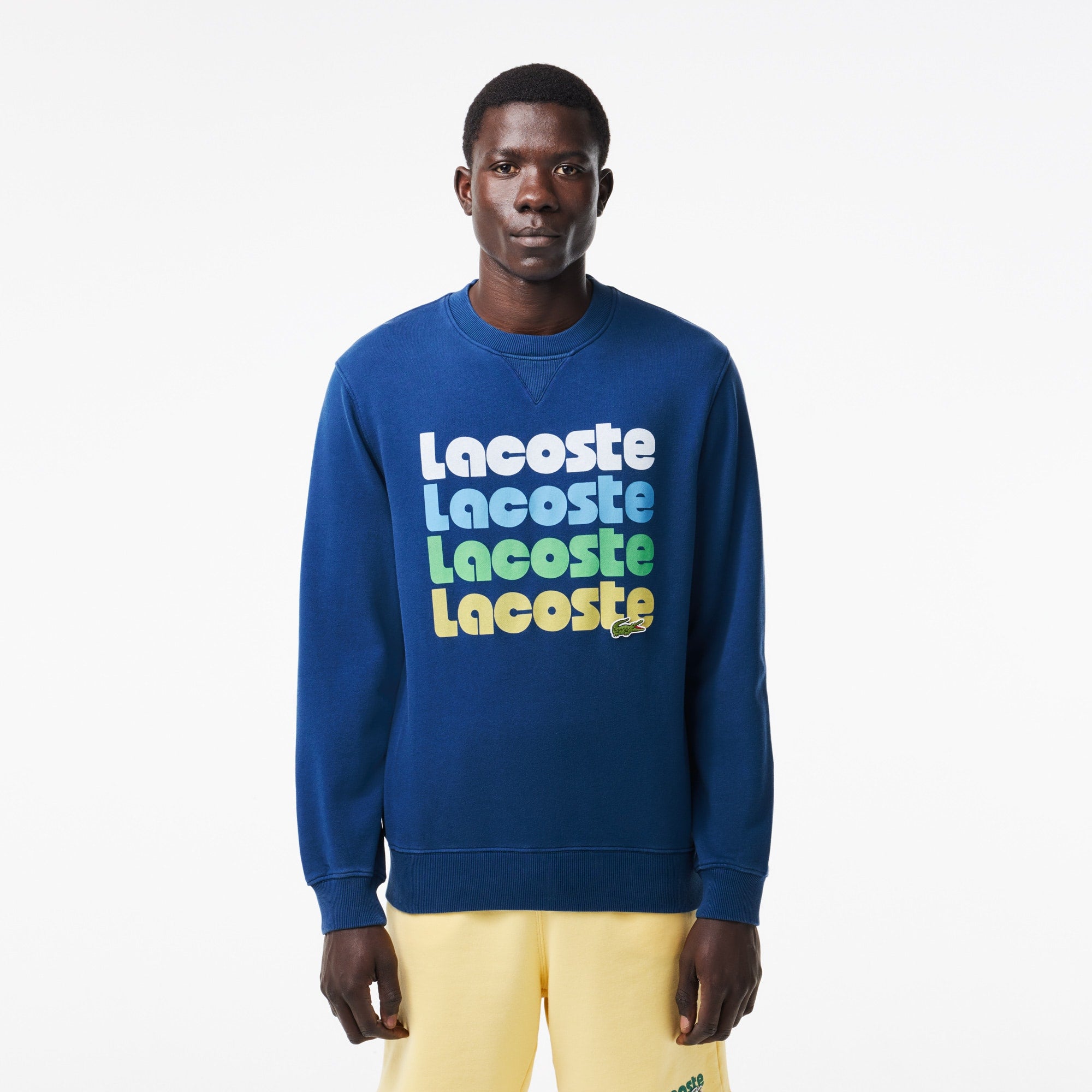Lacoste Men's OmbrŽ Print Fleece Sweatshirt - XXL - 7