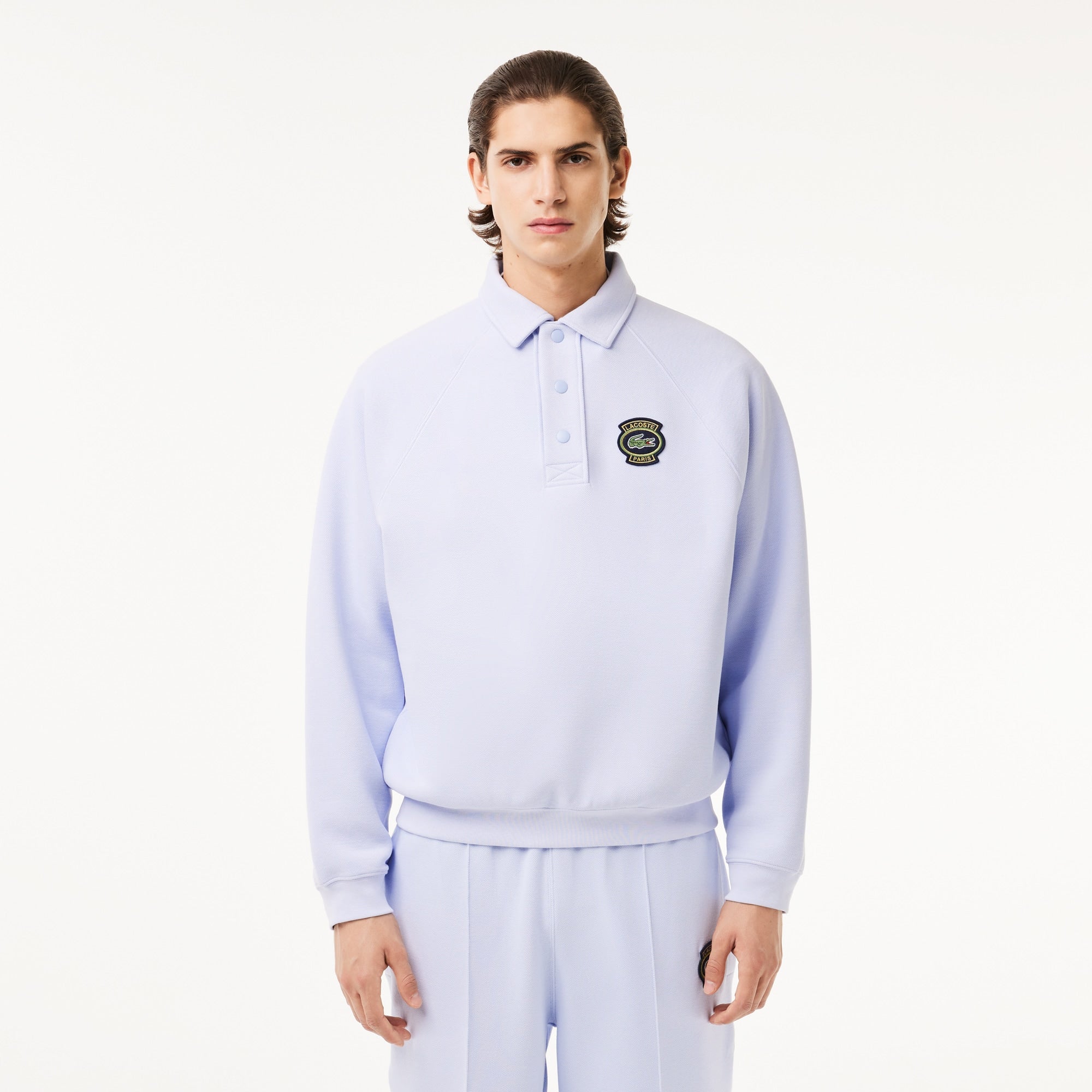 Lacoste Men's Loose Fit PiquŽ Sweatshirt - L - 5