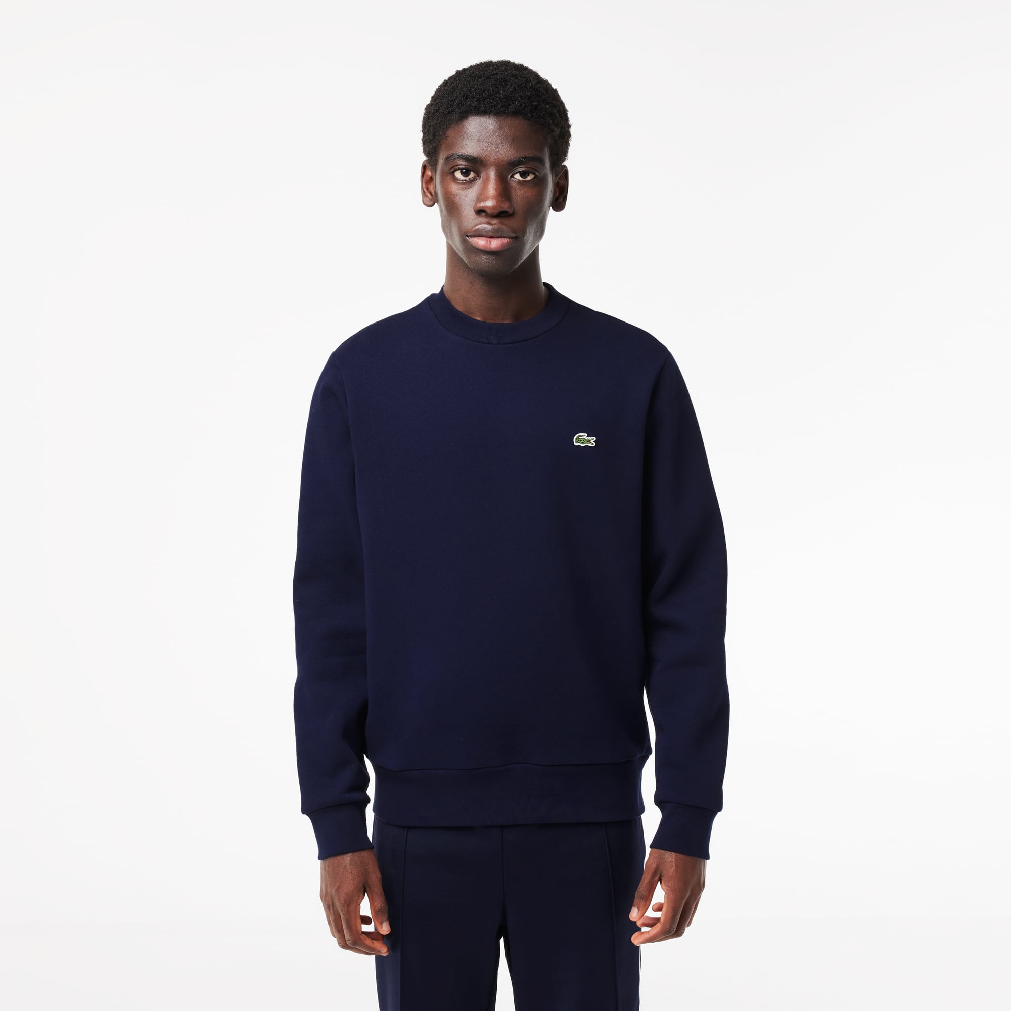 Lacoste Men's Fleece Crew Neck Sweatshirt  - 3XL - 8