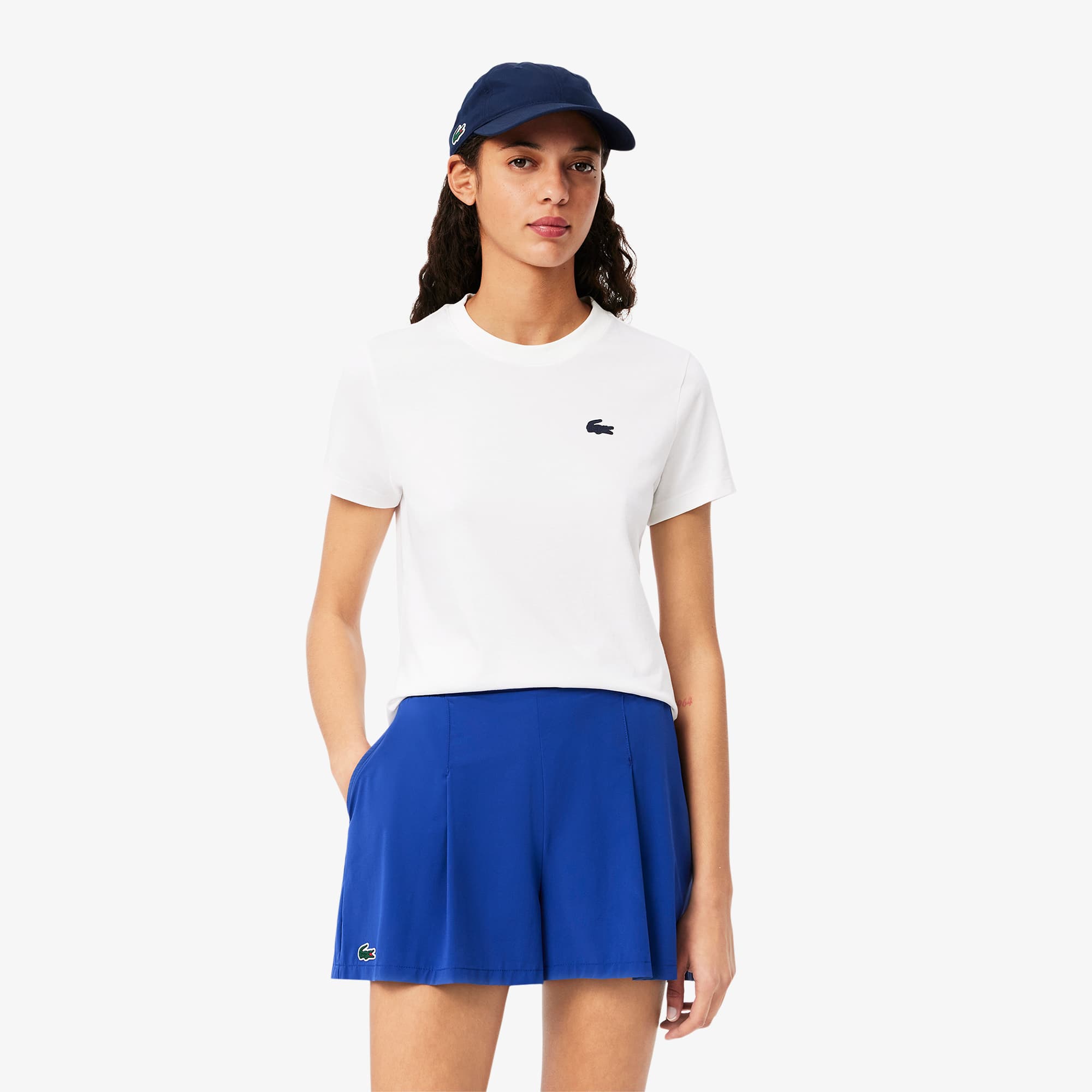 Lacoste Women's Ultra Dry Technical Cotton T-Shirt - 32