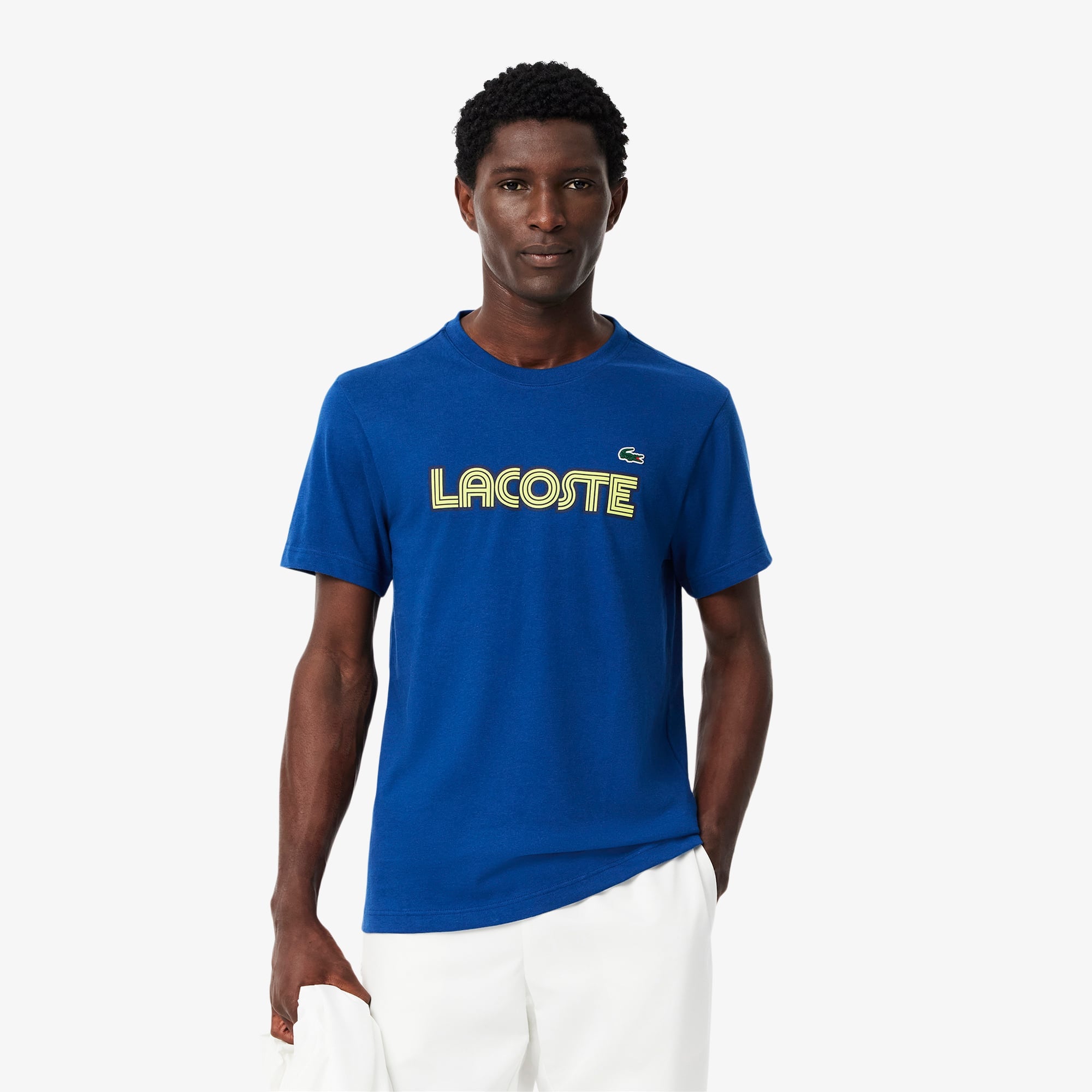 Lacoste Men's Ultra Dry Cotton Logo Sport T-Shirt - 3XL - 8
