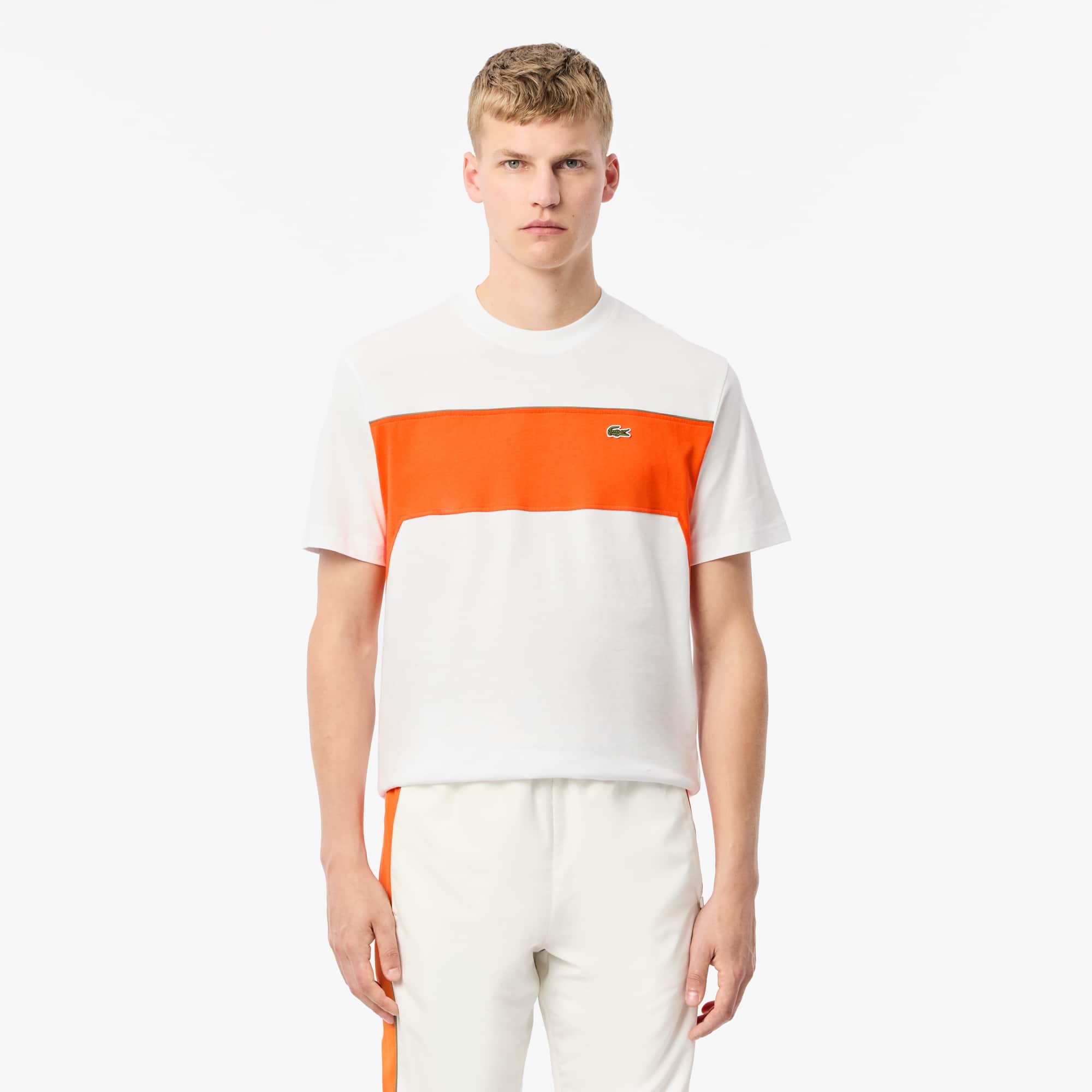 Lacoste Men's Cotton Colorblock T-Shirt - 3XL - 8