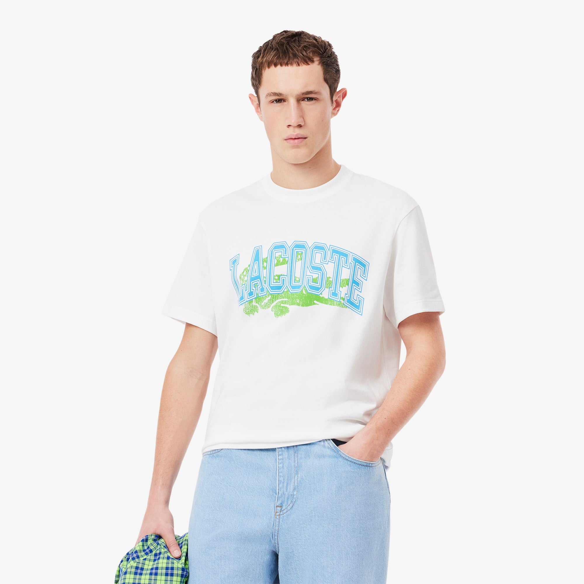Lacoste Men's Cotton Jersey Signature T-Shirt - XL - 6