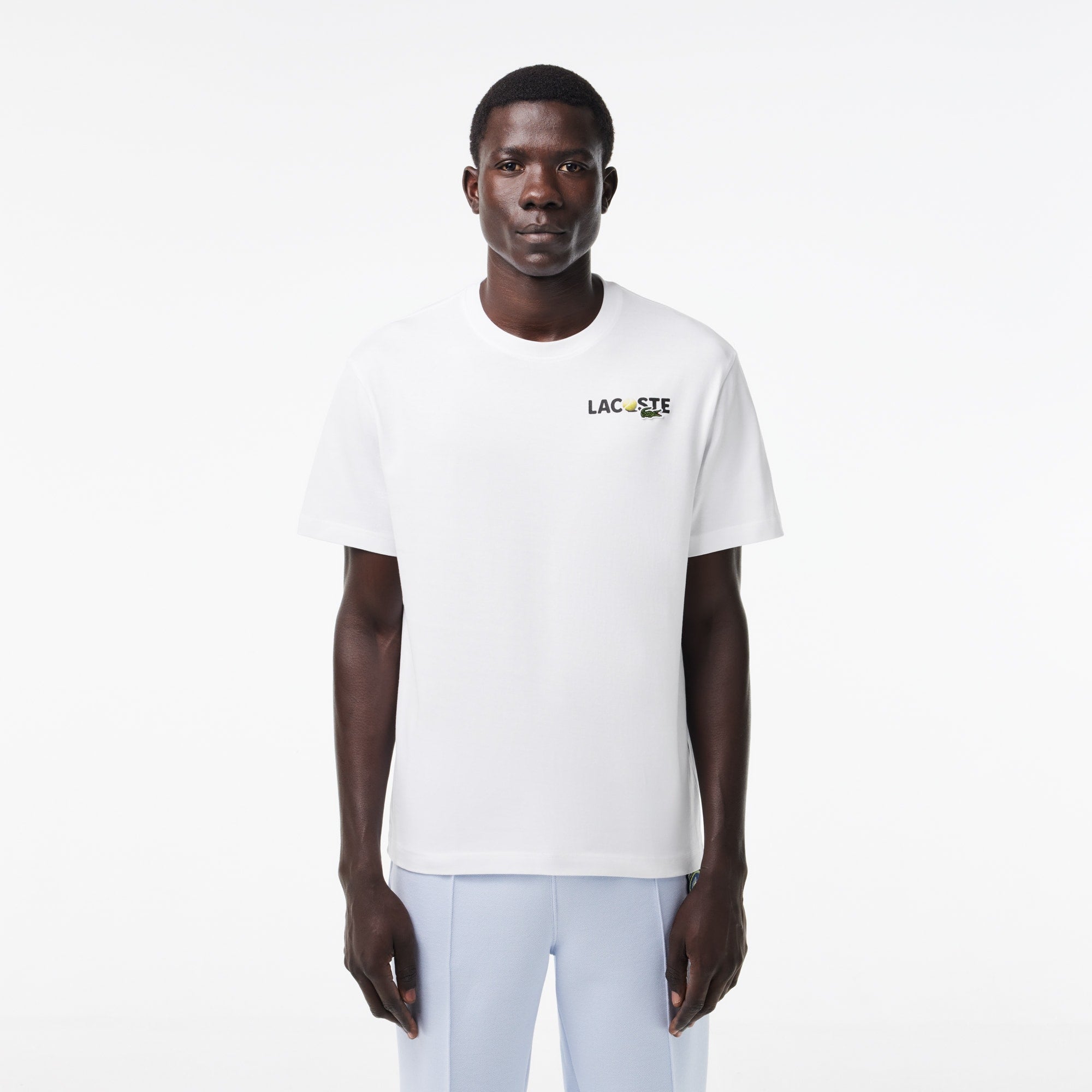 Lacoste Men's Heavy Cotton Print Back T-Shirt - 3XL - 8