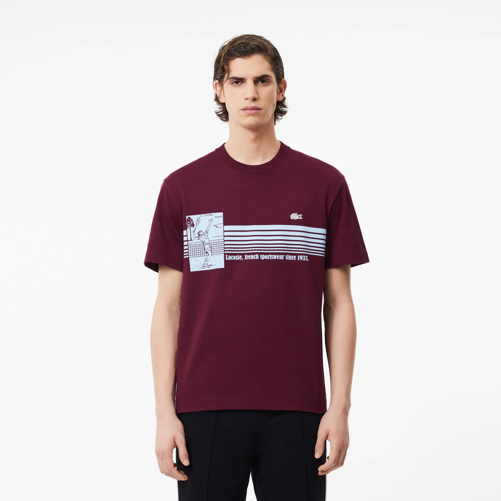 Lacoste Men's Made In France Heavy Cotton T-Shirt - L - 5