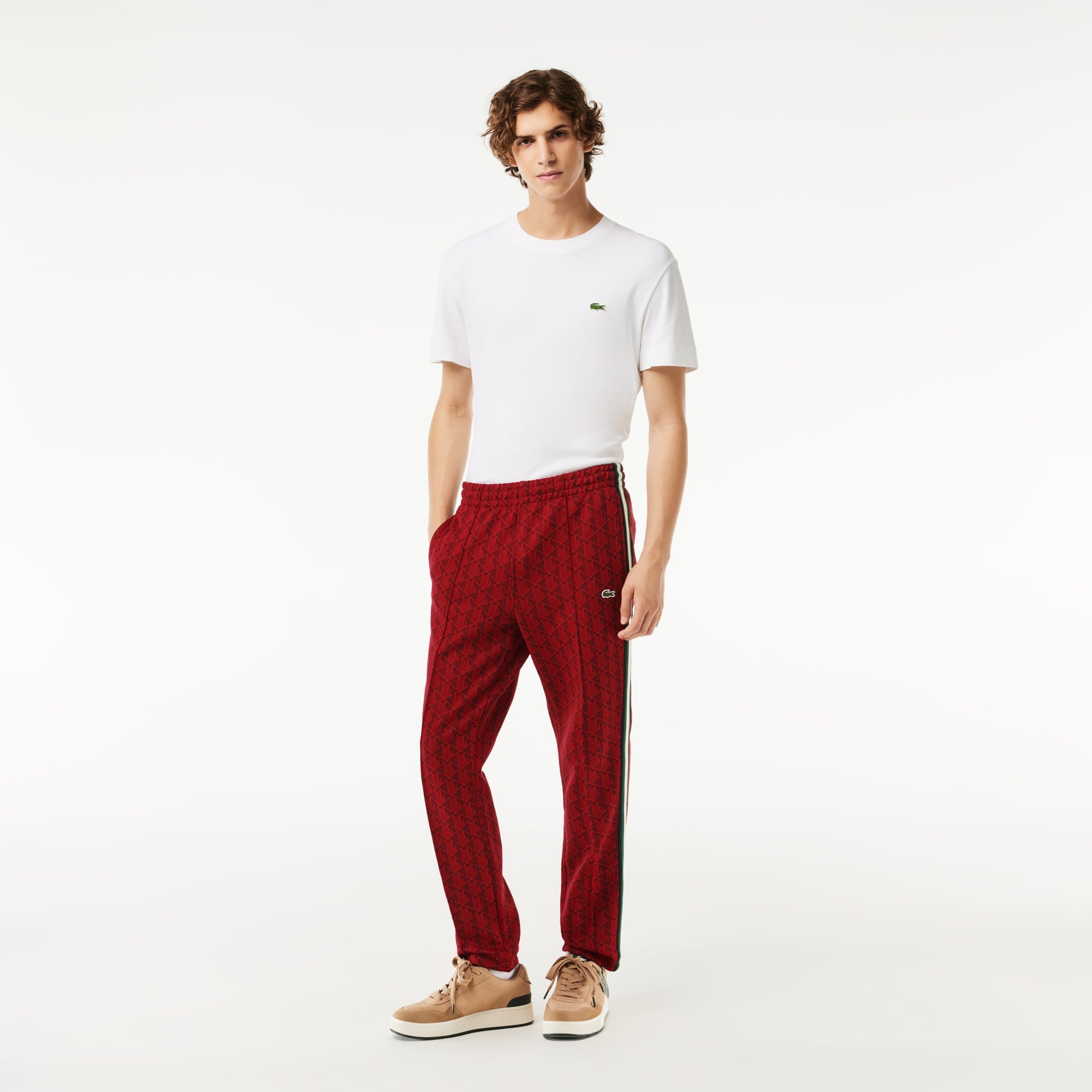 Lacoste Men's Paris Monogram Sweatpants - M - 4