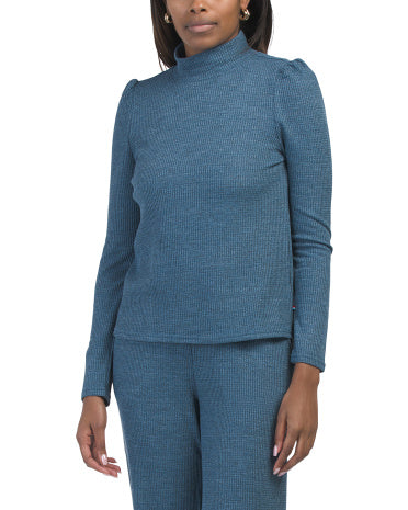 Thermal Turtleneck Top for Women | Polyester/Spandex/Rayon